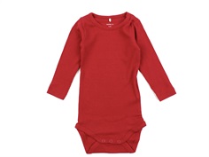 Name It jester red rib bodysuit